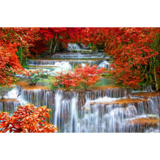  Vászon festmény, MÉDIA, Vörös vízesés, 105 x 70 cm grafika, keretezett kép