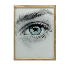 VÁSZON KÉP A VÁSZON, ÍRÓ KÉP KERET NÉLKÜL, 50x70 CM PREMIUM grafika, keretezett kép