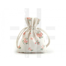  Vászon tasak virágos - 2 db dekorációs kellék