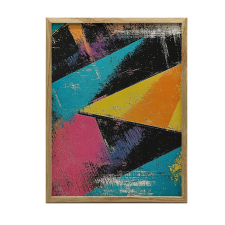 VÁSZONFESTÉS BÁTOR FORMÁKHOZ KERET NÉLKÜL 30x40 CM grafika, keretezett kép