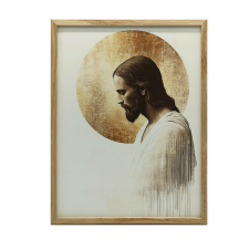 VÁSZONFESTÉS FALHOZ ISTENI EGYSZERŰSÉG VIRÁGOK MODERN 40x50 CM grafika, keretezett kép