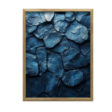  VÁSZONFESTÉS FALRA SÖTÉT KŐ TEXTÚRA 40x50 CM grafika, keretezett kép