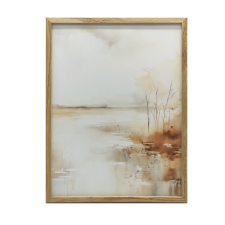  VÁSZONFESTÉS KÉNYES FAL TÁJRA KERET NÉLKÜL 30x40 CM grafika, keretezett kép