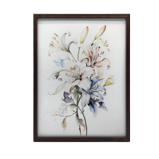 VÁSZONFESTÉS NYUGAS TÜKRÖZÉSEK KERET NÉLKÜL 50x70 CM PREMIUM VÁSZON grafika, keretezett kép