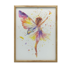 VÁSZONFESTÉS TÜNDÉRTÁNC KERET NÉLKÜL 50x70 CM PREMIUM VÁSZON grafika, keretezett kép