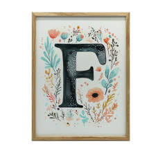  VÁSZONFESTÉS VIRÁGOK F PREMIUM VÁSZON KERET NÉLKÜL 30x40 CM grafika, keretezett kép