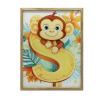  VÁSZONFESTMÉNY MERRY MONKEY LETTER S KERET NÉLKÜL 70X100 CM PREMIUM VÁSZON