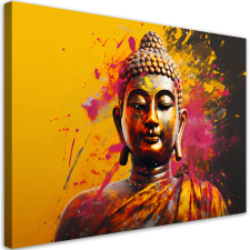  Vászonkép, Buddha absztrakt háttéren, Buddha absztrakt háttéren - 100x70 cm tapéta, díszléc és más dekoráció