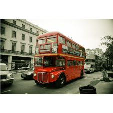  Vászonkép, MEDIA, Busz Londonban 19, 105 x 70 cm grafika, keretezett kép