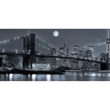  Vászonkép, MÉDIA, Híd fekete-fehérben, 105 x 70 cm grafika, keretezett kép