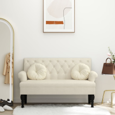  vászonpad háttámlával 120 x 62 x 75,5 cm bútor