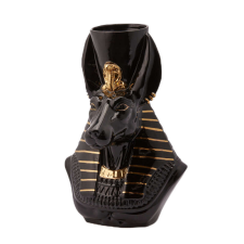  Váza egyiptomi Anubis porcelán45x30x27cm dekoráció