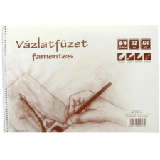  Vázlatfüzet B/5 32 lapos famentes füzet