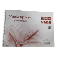 Vázlatfüzet spirálos B/4 32 lapos famentes füzet
