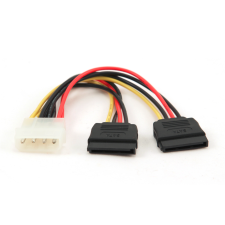 VCOM CE352 SATA-Y Tápkábel 15cm (CE352-0.15) kábel és adapter