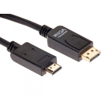 VCOM Displayport v1.2 - aktív HDMI 2.0 kábel 1.8m Fekete kábel és adapter