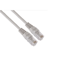 VCOM UTP CAT5 patch kábel 0.5m Szürke (NP-511) kábel és adapter