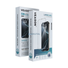 Veason 6D Pro edzett üveg fekete szegéllyel iPhone 15 Pro Max - 10 db mobiltelefon kellék
