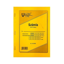 VECTRA-LINE Nyomtatvány számlatömb VECTRA-LINE 50x3 álló 1 áfás A5 nyomtatvány