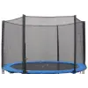  Védőháló 396 cm-es Fun és Fly High trambulinhoz, 4 w lábas 8 oszlopos trambulinhoz külsőhálós oszlop