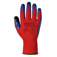 . Védőkesztyű, latex, XL méret Duo-Flex, piros-kék (MED209) védőkesztyű