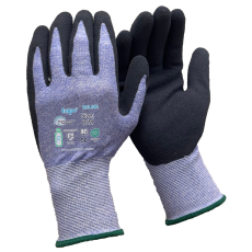  Védőkesztyű TOP RCL001 PE+spandex, habosított érdesített latex mártás