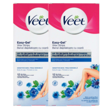 Veet Easy-Gel Hideggyanta szalagok érzékeny bőrre 2x12db szőrtelenítés