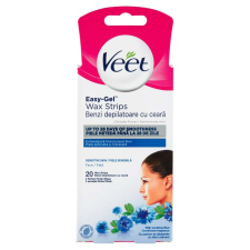 Veet Easy-Gel Hideggyanta szalagok érzékeny bőrre, arcra 20db szőrtelenítés