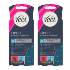 Veet Easy-Gel Hideggyanta szalagok érzékeny bőrre, arcra 2x20db szőrtelenítés
