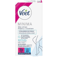 Veet Minima Hypoallergenic Wax Strips Legs 12 db szőrtelenítés