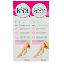 Veet Silk&Fresh Szőrtelenítő krém normál bőrre 2x100ml szőrtelenítés