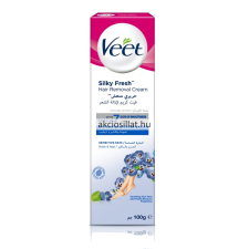 Veet Silky Fresh Sensitive Skin szőrtelenítő krém 100ml szőrtelenítés
