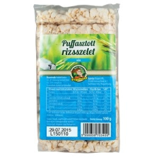 Vegabond Puffasztott rizs, sózott, 100 g előétel és snack