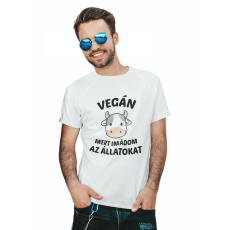  Vegán mert imádom az állatokat - Férfi Póló