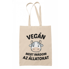  Vegán mert imádom az állatokat - Vászontáska kézitáska és bőrönd