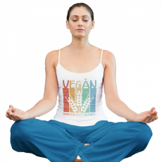  Vegán, minden élet számít - Női Spagetti Top