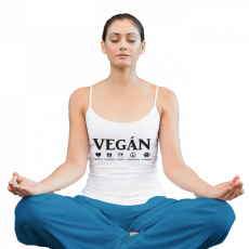  Vegán - Női Spagetti Top