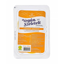 Veganchef Veganchef vegán szeletelt cheddar ízesítésű 100 g reform élelmiszer