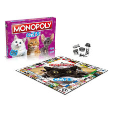 Vegatoys MONOPOLY Cats - Macskák társasjáték angol nyelvű társasjáték