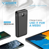 VEGER Power Bank 30000mAh 20W fekete