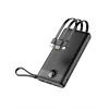 VEGER Power Bank Veger C10 - 10 000MAH (Micro + Typ C + lightning 8 -PIN) Fekete