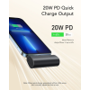 VEGER Power Bank VEGER PlugOn - 5000mAh épített csatlakozó Lightning 8-pin PD20W fekete (W0556P)