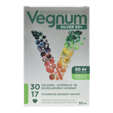  VEGNUM SILVER 50+ MULTIVITAMIN 30DB vitamin és táplálékkiegészítő