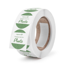 Vegware Komposztálható matrica, öntapadós, 4,5 cm | 1000 db/tekercs papírárú, csomagoló és tárolóeszköz