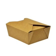 Vegware Lebomló ételtároló doboz, karton, zsírálló bevonattal, 1300ml I 300db/karton papírárú, csomagoló és tárolóeszköz