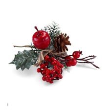  Vegyes bogyós pikk almával, mérete 22 cm dekorációs kellék