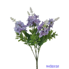  Vegyes színű kicsi csokor 33 cm - Lila dekorációs kellék