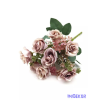  Vegyes színű kis rózsa csokor 30 cm - Púder