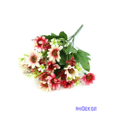  Vegyes színű margaréta csokor 28cm - Cirmos dekorációs kellék