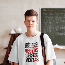  Végzős fehér póló egyedi ajándék